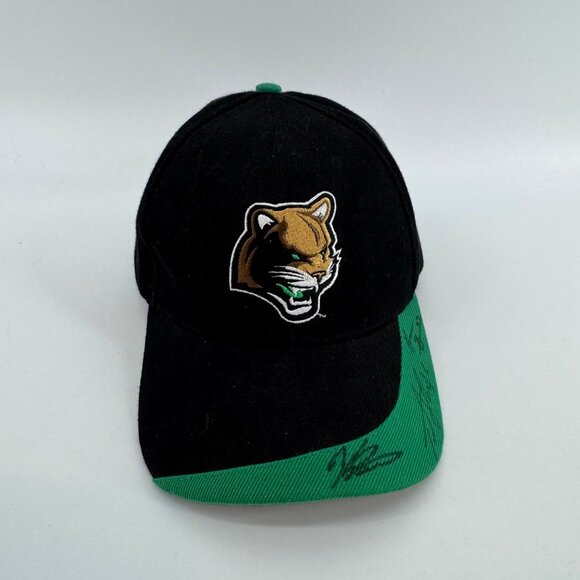 KANE COUNTY COUGARS BLACK BASEBALL HAT with signature - Picture 1 of 4